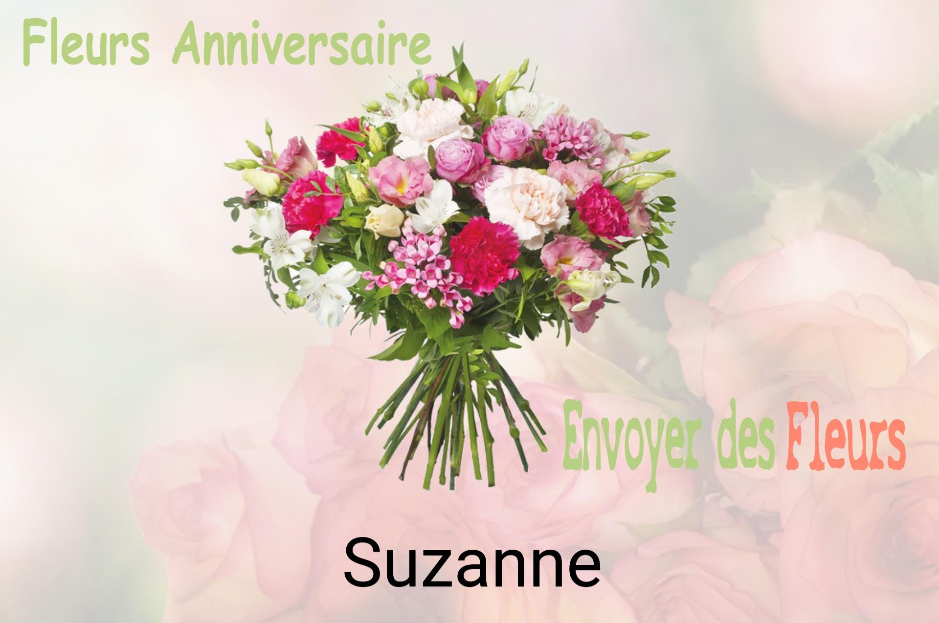 Bouquet de fleurs d’anniversaire livré à Suzanne