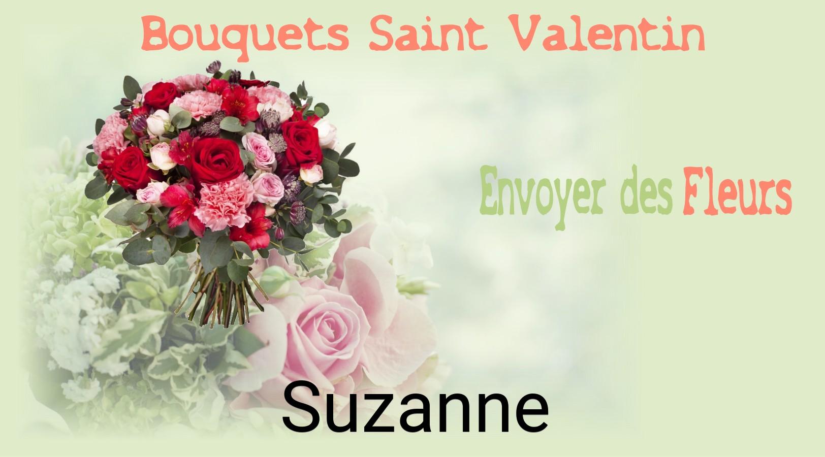 Roses de Saint-Valentin livrées à Suzanne